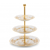 Ginori Oriente Italiano Aurum 3 Tier Stand